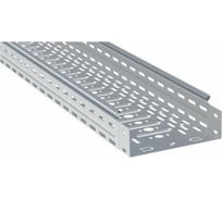 Перфорированный металлический лоток EKF 80х300х3000-0,8мм SQL8030001