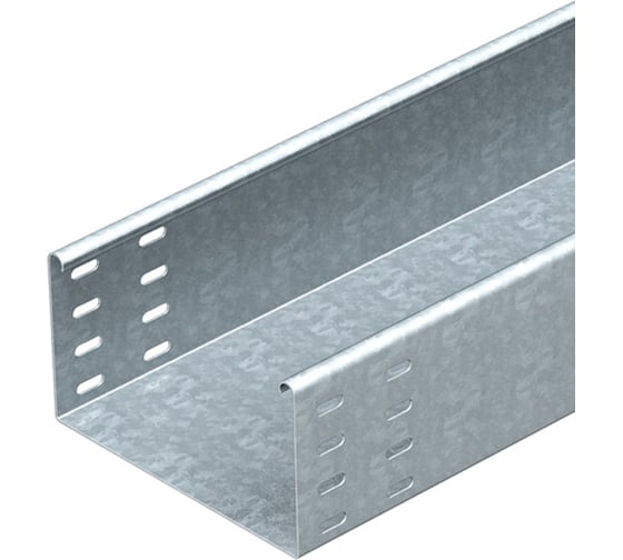 Неперфорированный кабельный лоток OBO Bettermann LKSU 140 FS RU, 110x400x3000 мм, 0,9 мм (аналог 100x400) 6835782_RU