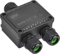 Распределительная герметичная коробка IEK wtp-401 3 ввода ip68 UWB10-Y-450-41-03-68