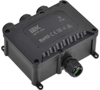 Распределительная герметичная коробка IEK wtp-404 4 ввода ip68 UWB10-O-450-41-04-68