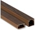 Кабель-канал EKF 40x25 темное дерево 12 шт по 2 м kk-40-25d 1
