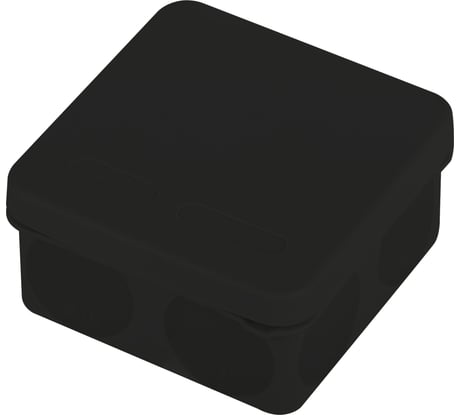 Распаячная коробка ЭРА kor100100509g2mpb двухкомпонентная hf стойкая к уф 100x100x50 мм черная прямой Б0062770