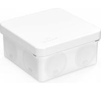 Распределительная коробка Промрукав для прямого монтажа двухкомпонентная безгалогенная (hf) белая 80x80x40 132 шт. 60-0210-9003