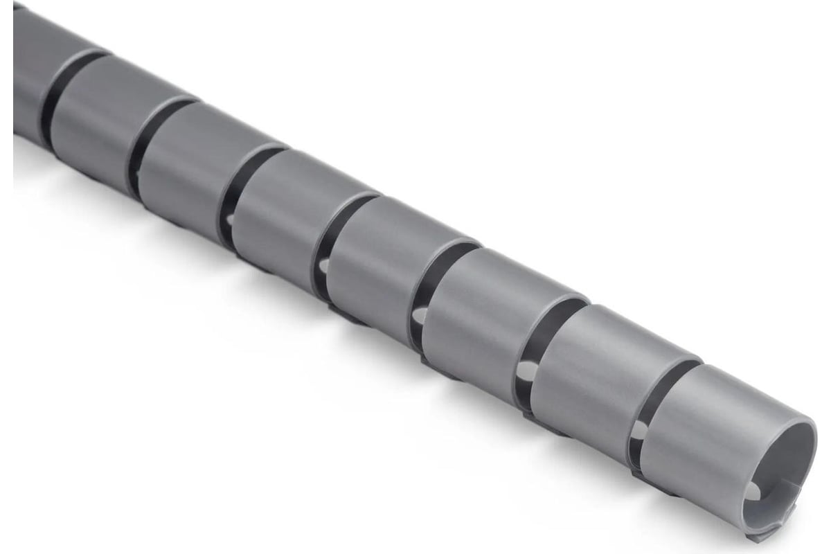 Кабельный органайзер BURO BHP CG155S Spiral Hose 15x1500mm, Silver ...