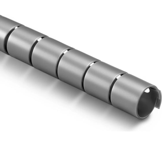 Кабельный органайзер BURO BHP CG22S Spiral Hose 20x2000mm, Silver 1175275