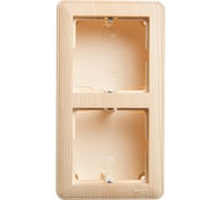 Коробка подъемная Systeme Electric Wessen 59 сосна 2-ая для наружного монтажа с рамкой KP-252-78