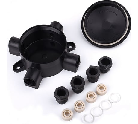 Коробка ответвительная Электротехник У409-4 у1,5, 4 ответвления, ip65, ET002870