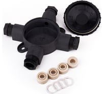 Коробка ответвительная Электротехник Кор74-4 у1,5, 4 сальниковых рожка, ip65, ET000437