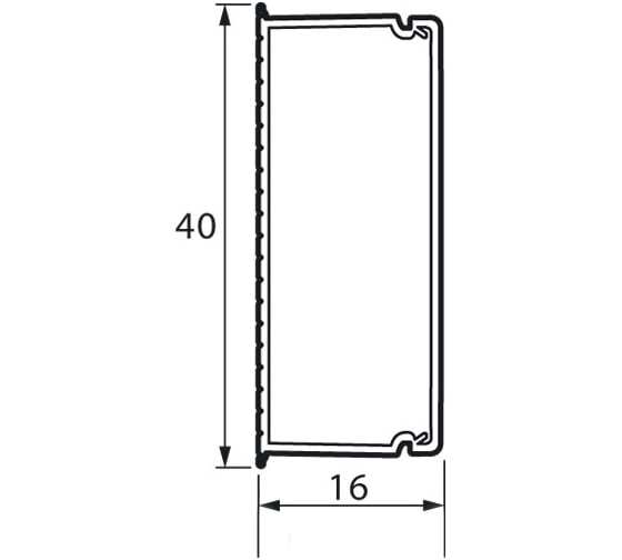 Мини-канал Legrand Metra 40x16 мм 220_028642
