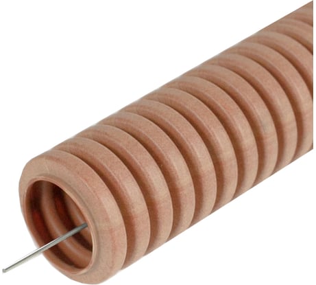 Гофрированная труба Промрукав ПВХ легкая 350 Н бук с/з д20 50м PR01.0034