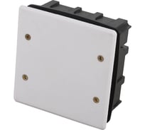 Монтажная коробка Светозар для подштукатурного монтажа максимальное напряжение 400 В с крышкой 100x100x50 мм квадратная SV-54927