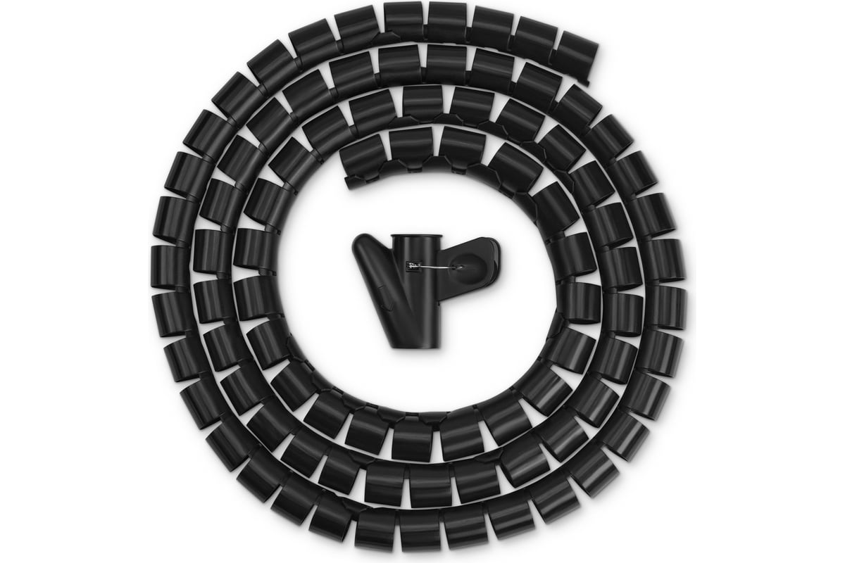 Кабельный органайзер BURO BHP CG252B Spiral Hose 25x2000mm Black ...