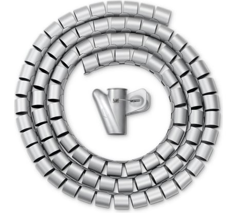 Кабельный органайзер BURO BHP CG252S Spiral Hose 25x2000mm Silver 1175269