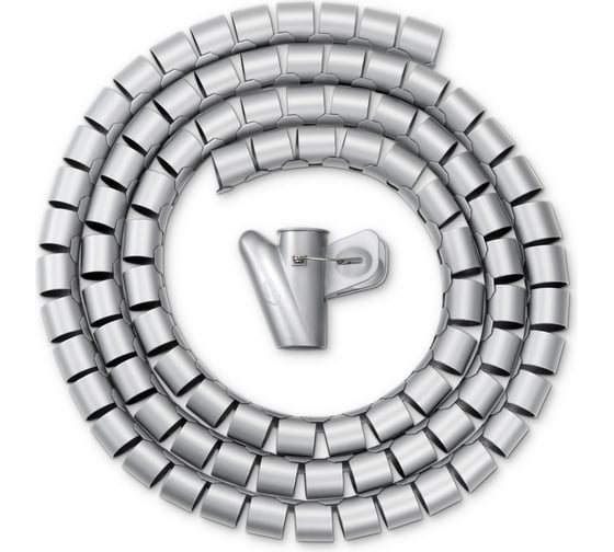 Кабельный органайзер BURO BHP CG252S Spiral Hose 25x2000mm Silver 1175269