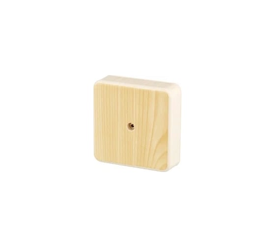 Распаечная коробка IEK КМ41212-04 ОП, 75x75x20, IP20, сосна, ИЭК UKO10-075-075-020-K34