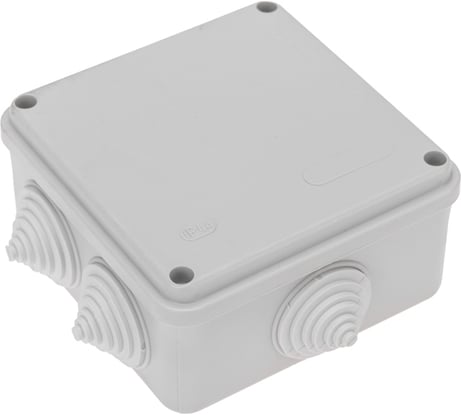 Распаечная коробка REXANT ОУ, 100x100x50, винт IP44 28-3058