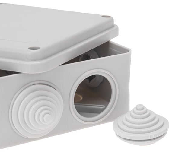 Распаечная коробка REXANT ОУ, 100x100x50, винт IP44 28-3058