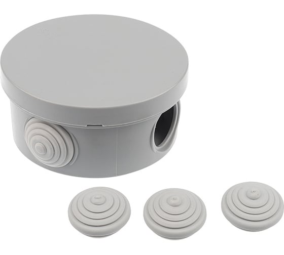 Распаечная коробка REXANT ОУ, D 85х40мм, IP54 УПр 85/40.1.3 28-3009 1