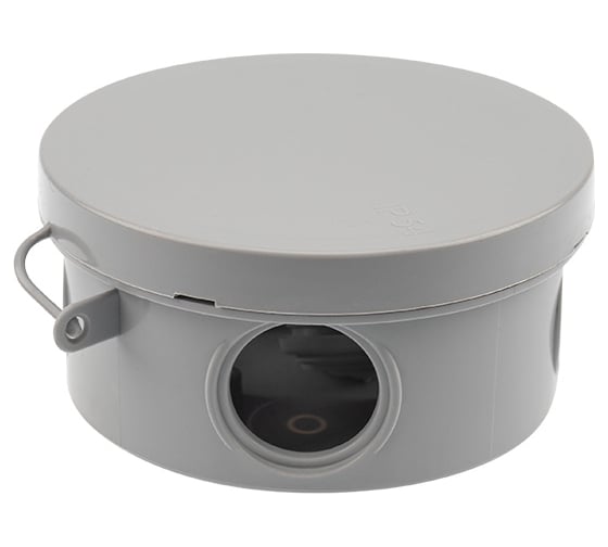 Распаечная коробка REXANT ОУ, D 85х40мм, IP54 УПр 85/40.1.3 28-3009