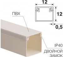 Кабель канал пвх 20х40