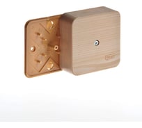 Универсальная коробка для кабель-каналов Ruvinil 80х80х25 сосна светл. основа IP40 65005-27М 234225