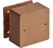 Универсальная коробка для кабель-каналов Ruvinil 85х85х45 корич. IP40 65015К 76206