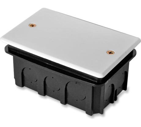 Разветвительная коробка PlastElectro прямоугольная, для подштукатурного монтажа РЕ 000 031R