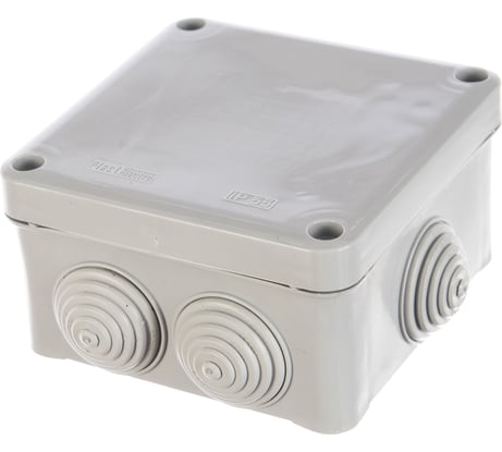 Распределительная коробка PlastElectro распаечная РЕ 120 105