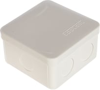 Распределительная коробка Epplast ОП 84x84x45 мм, белая, 7 выходов, без гермовводов, IP 54, 125101