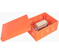 Распаечная огнестойкая коробка EKF 176x126x74 5 кк/1,5-16мм SQplc-kmrf-176-516