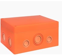 Распаечная огнестойкая коробка EKF 176x126x74 5 двойных кк/1,5-10мм SQplc-kmrf-176-510-2