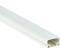 Канал кабельный EKF (20х10) (96 м) белый (48 шт по 2 метра)-Plast kk-20-10