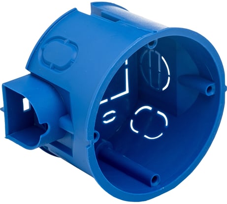 Подрозетник с кабель-каналом для сплошных стен GUSI ELECTRIC 68х45, IP30 без саморезов С3М3 БС Евро