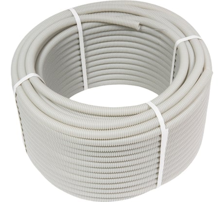 Труба гофрированная ООО Азимут d 16 ПНД серая АЗИМУТ с зондом (50м) 00000001979