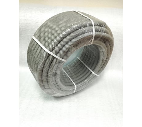 Труба гофрированная ООО Азимут d 16 ПНД серая АЗИМУТ с зондом (100м) 00000001978