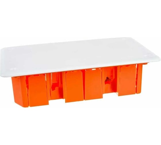 Распаечная коробка IEK 172x96x45, для полых стен, с саморезами, пластиковые лапки, КМ41026  UKG11-172-096-045-P