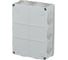 Коробка распаечная IEK открытой проводки, IP44, КМ41243, RAL7035,10 гермовводов, ИЭК UKO11-190-140-070-K41-44 3
