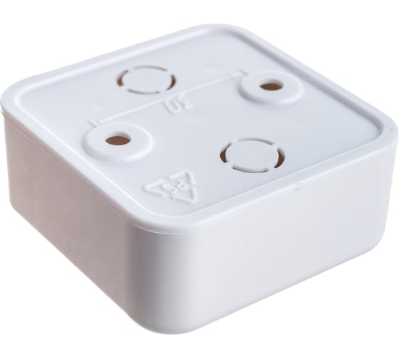 Распаечная коробка IEK 50x50x20, КМ41206-01, белая, ИЭК UKO10-050-050-020-K01