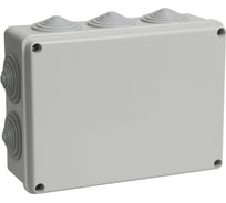 Распаечная коробка IEK, 190x140x70, IP55, КМ41244,10 гермовводов, ИЭК UKO11-190-140-070-K41-55