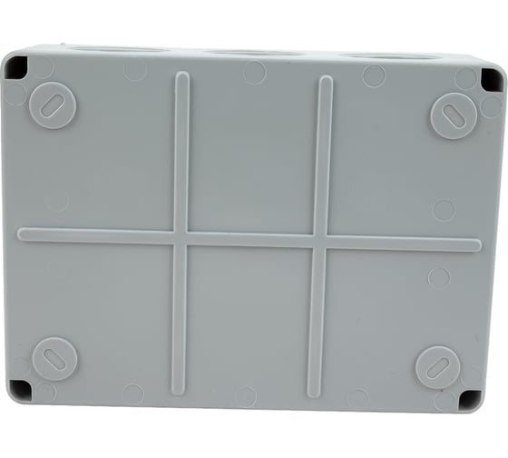 Распаечная коробка IEK, 190x140x70, IP55, КМ41244,10 гермовводов, ИЭК UKO11-190-140-070-K41-55