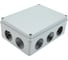 Распаечная коробка IEK, 190x140x70, IP55, КМ41244,10 гермовводов, ИЭК UKO11-190-140-070-K41-55 3