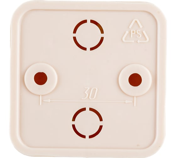 Распаечная коробка IEK открытой проводки, 50x50x20, IP20, сосна, КМ41206-04, ИЭК UKO10-050-050-020-K34