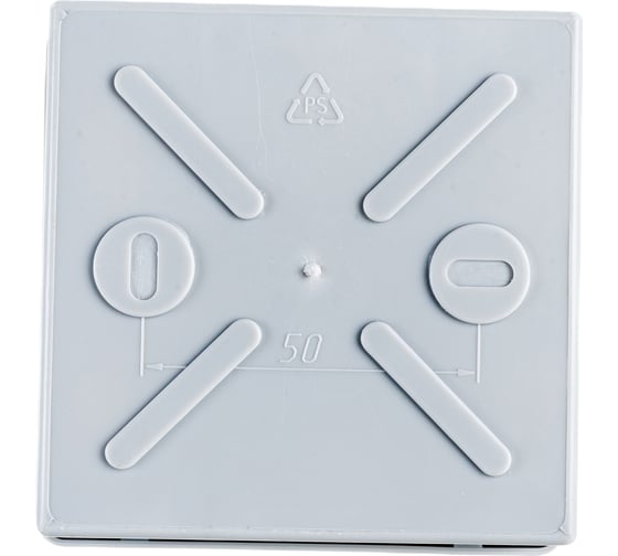 Коробка IEK, распределительная, ОП 85x85x40 мм, IP44, KM41235, 6 кабельных вводов, ИЭК, UKO11-085-085-040-K41-44