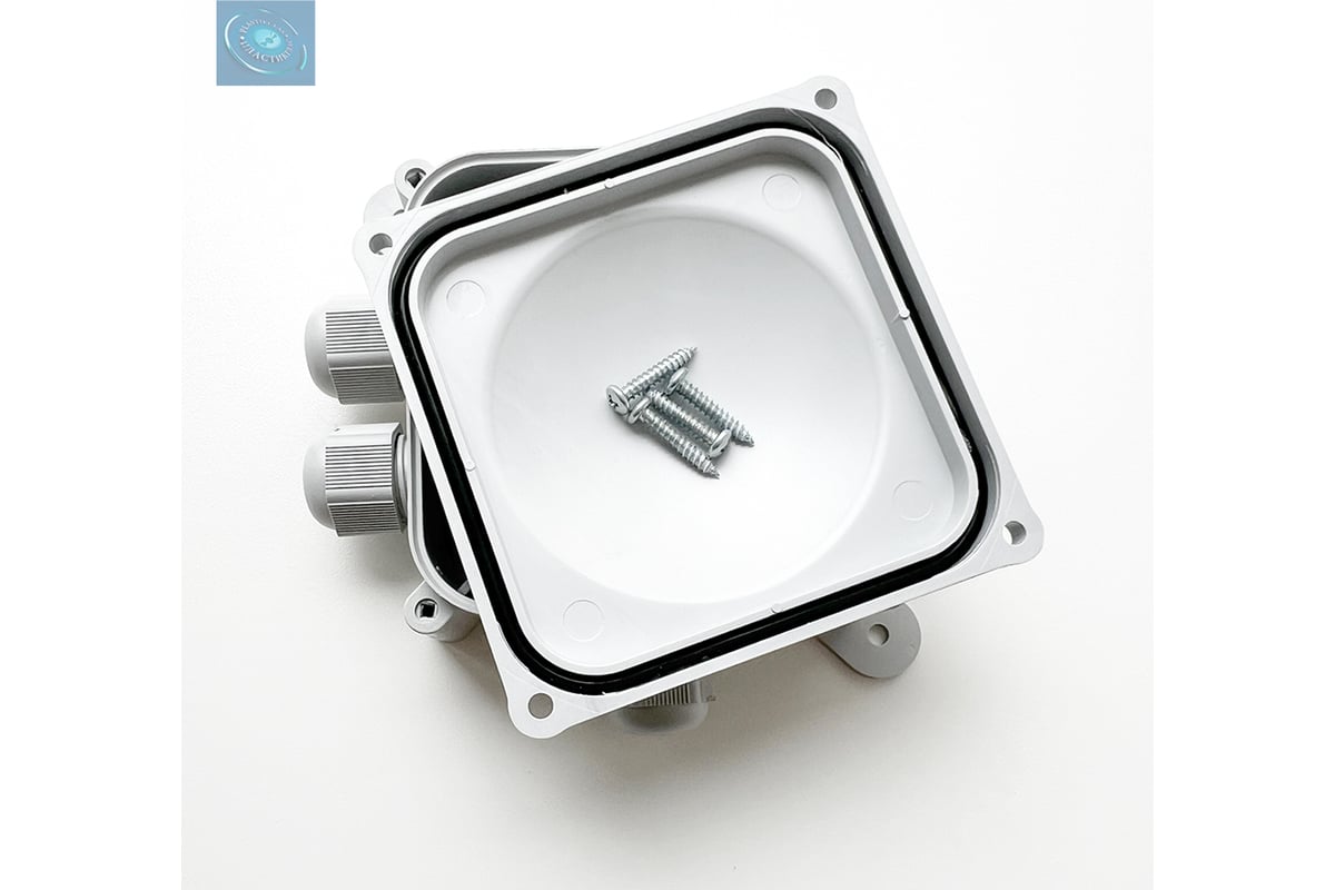 Монтажная коробка Plasticglas IP66/IP68 с гермовводами 3хPG9 КМ767635 ...