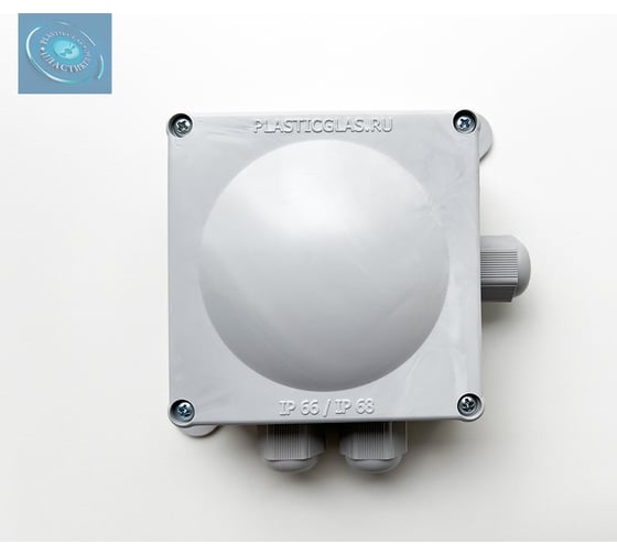 Монтажная коробка Plasticglas IP66/IP68 с гермовводами 3хPG9 КМ767635-00-03-08-00