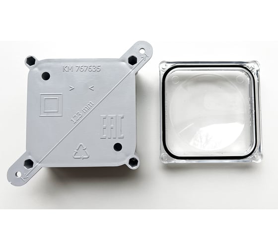 Монтажная коробка Plasticglas IP66/IP68 с прозрачной крышкой КМ767635-ABC/PCclear-0-0-0-0