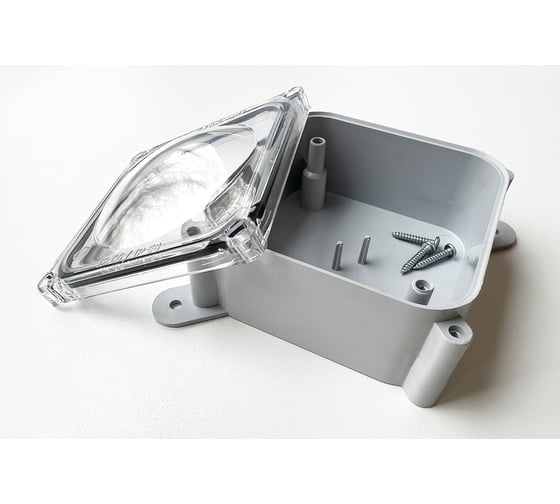 Монтажная коробка Plasticglas IP66/IP68 с прозрачной крышкой КМ767635-ABC/PCclear-0-0-0-0
