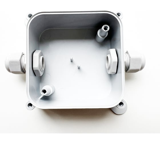 Монтажная коробка Plasticglas IP66/IP68 с гермовводами 2хPG9 КМ767635-00-03-00-03