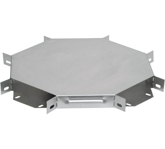 Ответвитель IEK Х-образный, 200x80 мм, с крышкой, ИЭК, CLP1X-080-200 1