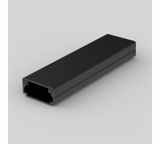 Кабельный канал KOPOS серии CLASSIC LHD 20x10 L=2000мм (FD) (цвет черный) LHD 20X10_FD
